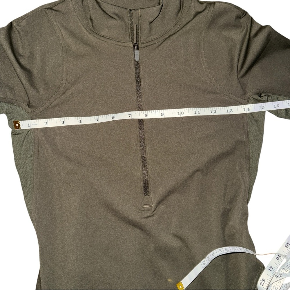 Lululemon Nulux Long-Sleeve Dress Dark Olive Size 4 NWT tennis pickleball - Picture 4 of 10